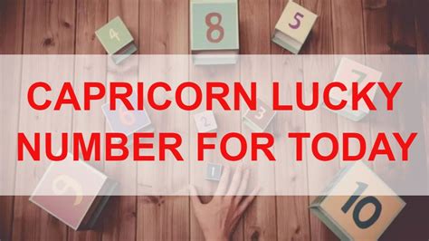 capricorn pick 3|Lucky Horoscope Lottery Numbers For Today.